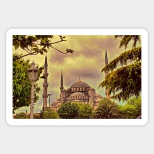 Turkey. Istanbul. The Blue Mosque. Sticker